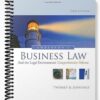 Solutions Manual for Andersons Business Law and the Legal Environment Comprehensive Volume 22nd Edition by Twomey