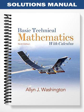 Solutions Manual for Basic Technical Mathematics with Calculus 9th ...