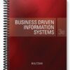 Solutions Manual for Business Driven Information Systems 3rd Edition by Paige Baltzan