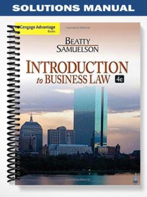Solutions_Manual_for_Cengage_Advantage_Books_Introduction_to_Business_Law_4th_Edition_by_Beatty