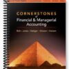 Solutions Manual for Cornerstones of Financial and Managerial Accounting Current Trends Update 1st Edition by Rich