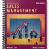 Solutions Manual for Dalrymples Sales Management Concepts and Cases 9th Edition by Cron