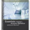 Solutions Manual for Essentials of Modern Business Statistics with Microsoft Excel 6th Edition by Anderson