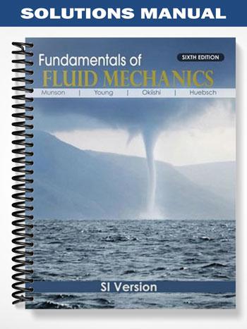 Solutions Manual for Fundamentals of Fluid Mechanics 6th Edition by ...