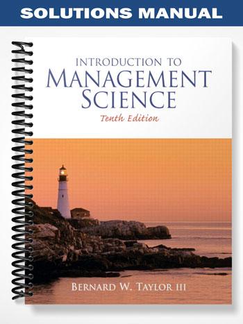 Solutions_Manual_for_Introduction_to_Management_Science_10th_Edition_by_Taylor