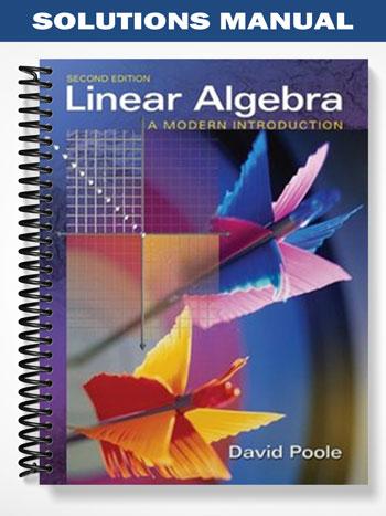 Solutions Manual for Linear Algebra A Modern Introduction 2nd Edition ...