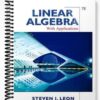 Solutions Manual for Linear Algebra with Applications 7th Edition by Leon