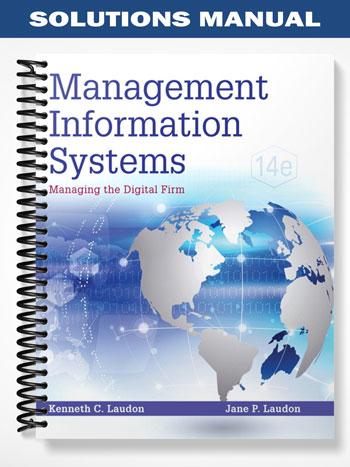 Solutions Manual for Management Information Systems Managing the ...