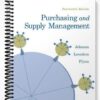 Solutions Manual for Purchasing and Supply Management 14th Edition by Johnson