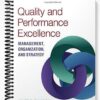 Solutions Manual for Quality and Performance Excellence 8th Edition by Evans