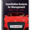 Solutions Manual for Quantitative Analysis for Management 11th Edition by Render