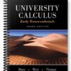 Solutions Manual for University Calculus Early Transcendentals 3rd Edition by Hass