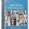 Test Bank for Abnormal Psychology 5th Edition by Oltmanns