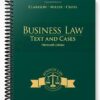 Test Bank for Business Law Texts and Cases 13th Edition by Clarkson