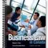 Test Bank for Business Law in Canada 8th Edition by Yates