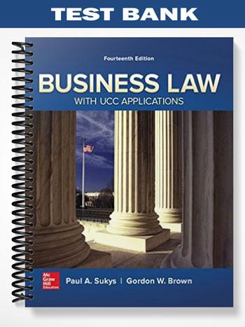 Test_Bank_for_Business_Law_with_UCC_Applications_14th_Edition_by_Sukys