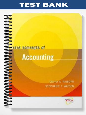 Test_Bank_for_Core_Concepts_Version_of_Survey_of_Accounting_1st_Edition_by_Raiborn Test_Bank_for_Core_Concepts_Version_of_Survey_of_Accounting_1st_Edition_by_Raiborn