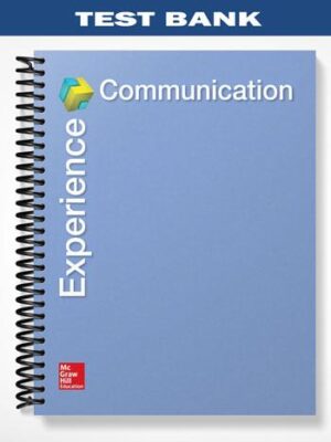 Test_Bank_for_Experience_Communication_1st_Edition_by_Child