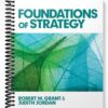 Test Bank for Foundations of Strategy 2nd Edition by Grant