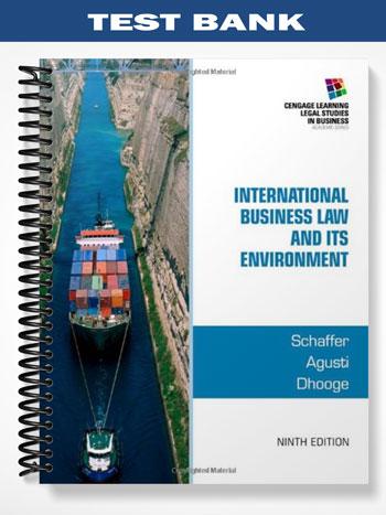 Test_Bank_for_International_Business_Law_and_Its_Environment_9th_Edition_by_Schaffer