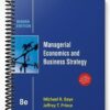 Test Bank for Managerial Economics and Business Strategy 8th Edition by Baye