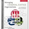Test Bank for Managing Criminal Justice Organizations 2nd Edition by Kania