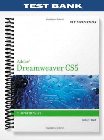 Test_Bank_for_New_Perspectives_on_Adobe_Dreamweaver_CS5_Comprehensive_1st_Edition_by_Geller Test_Bank_for_New_Perspectives_on_Adobe_Dreamweaver_CS5_Comprehensive_1st_Edition_by_Geller