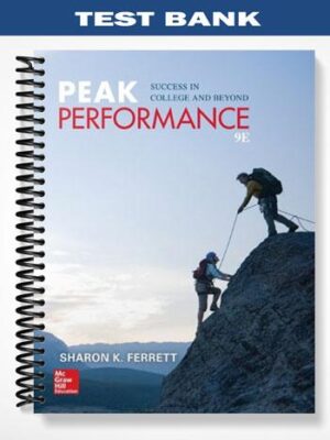 Test_Bank_for_Peak_Performance_Success_in_College_and_Beyond_9th_Edition_by_Ferrett