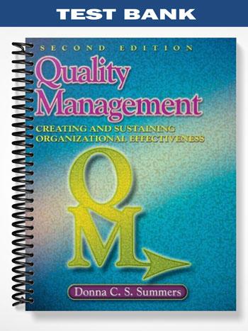 Test_Bank_for_Quality_Management_2nd_Edition_by_Donna_C Test_Bank_for_Quality_Management_2nd_Edition_by_Donna_C