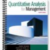 Test Bank for Quantitative Analysis for Management 12th Edition by Render