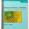 Test Bank for Research Methods and Statistics A Critical Thinking Approach 4th Edition by Jackson