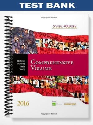 Test_Bank_for_South Western_Federal_Taxation_2016_Comprehensive_39th_Edition_by_Hoffman