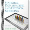 Test Bank for Statistics Data Analysis and Decision Modeling 5th Edition by Evans