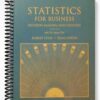 Test Bank for Statistics for Business Decision Making and Analysis 1st Edition by Stine