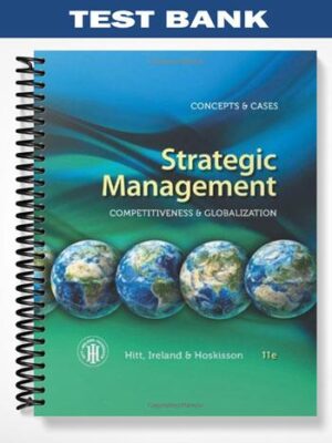 Test_Bank_for_Strategic_Management_Concepts_and_Cases_Competitiveness_and_Globalization_11th_Edition_by_Hitt