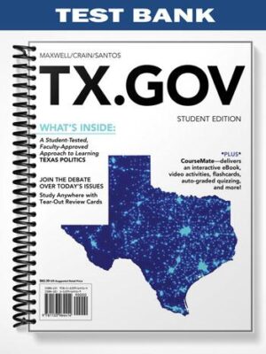 Test_Bank_for_TX_GOV_1st_Edition_by_Maxwell